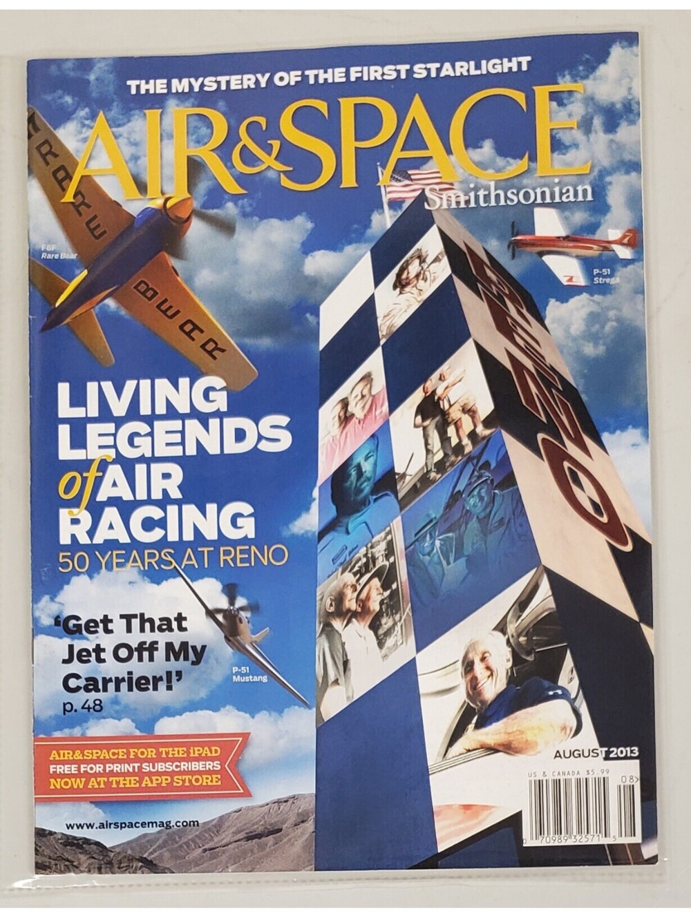 Air & Space Magazine August 2013 Issue - Living Legends of Air Racing